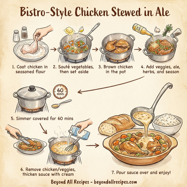 Bistro-Style Chicken Stewed in Ale instructions