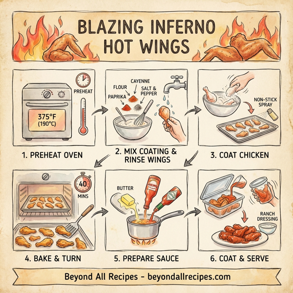 Blazing Inferno Hot Wings instructions