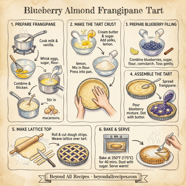 Blueberry Almond Frangipane Tart instructions