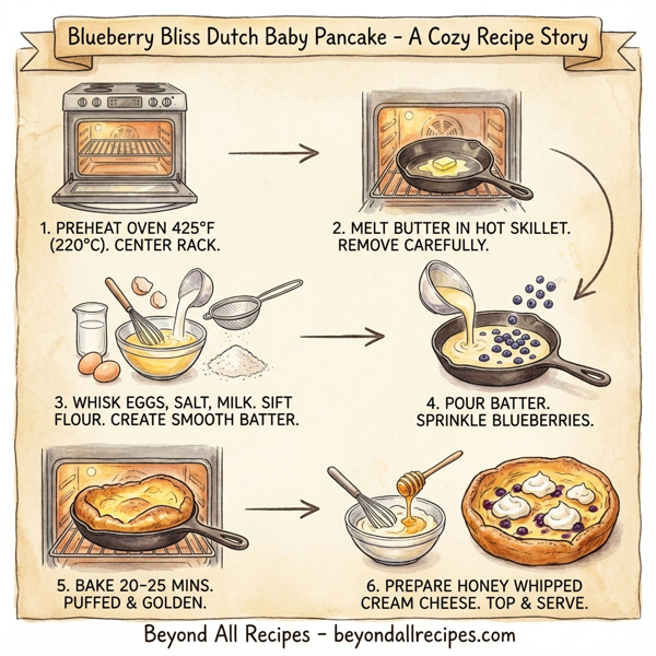 Blueberry Bliss Dutch Baby Pancake instructions