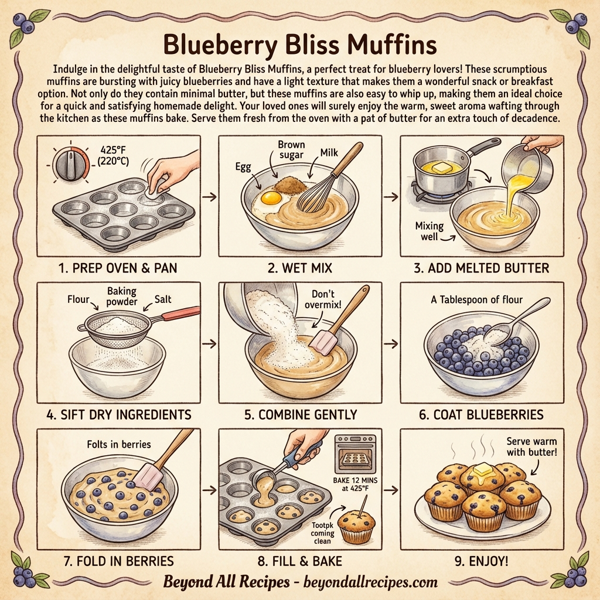 Blueberry Bliss Muffins instructions