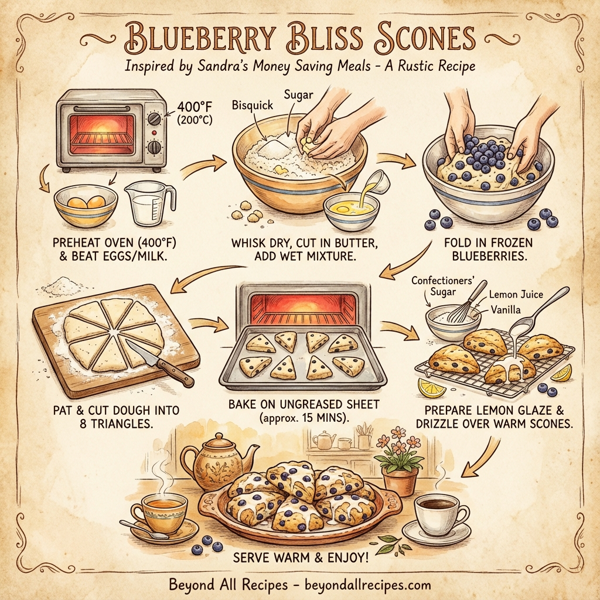 Blueberry Bliss Scones instructions