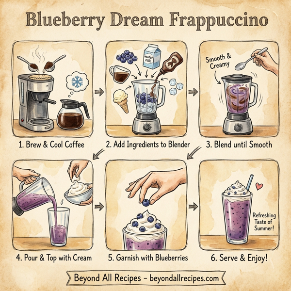 Blueberry Dream Frappuccino instructions