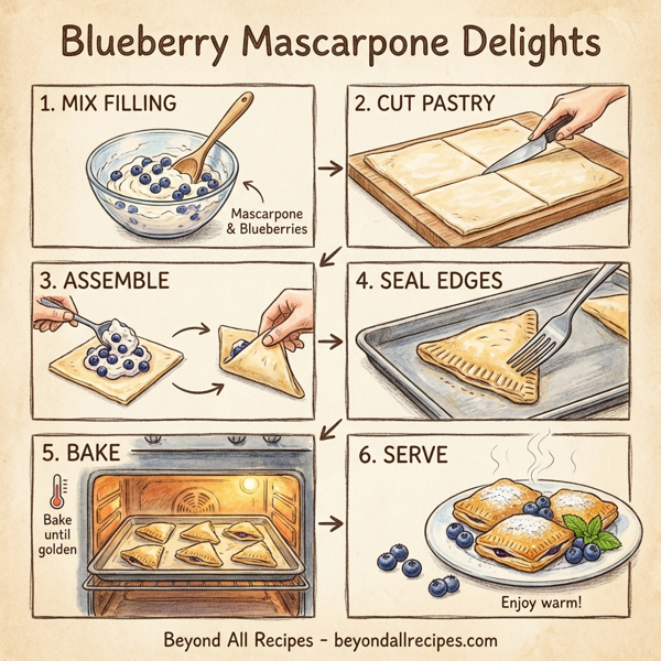 Blueberry Mascarpone Delights instructions