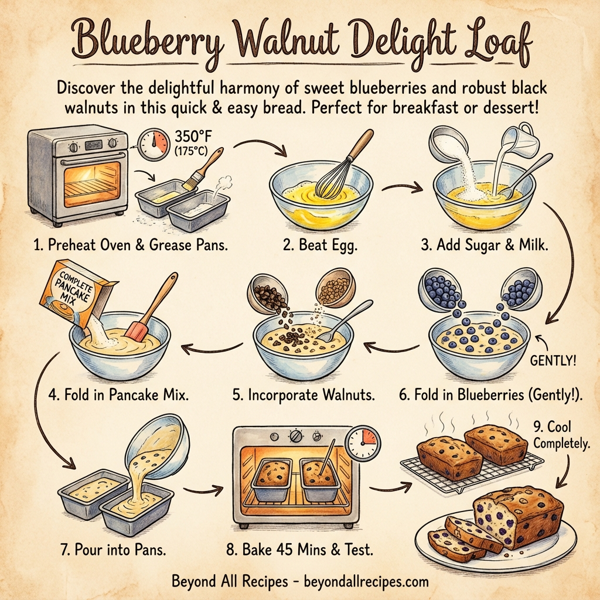 Blueberry Walnut Delight Loaf instructions
