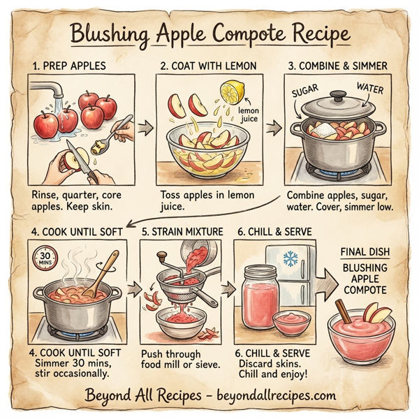 Blushing Apple Compote instructions