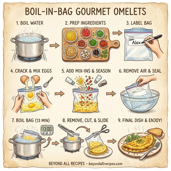 Boil-in-Bag Gourmet Omelets instructions