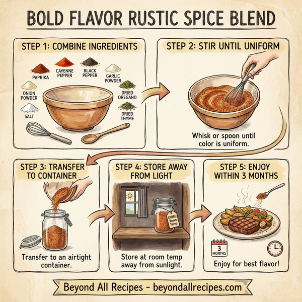 Bold Flavor Rustic Spice Blend instructions