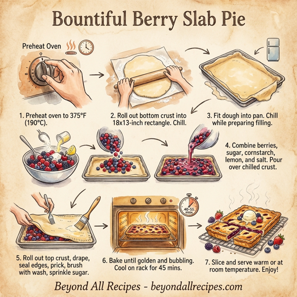 Bountiful Berry Slab Pie instructions