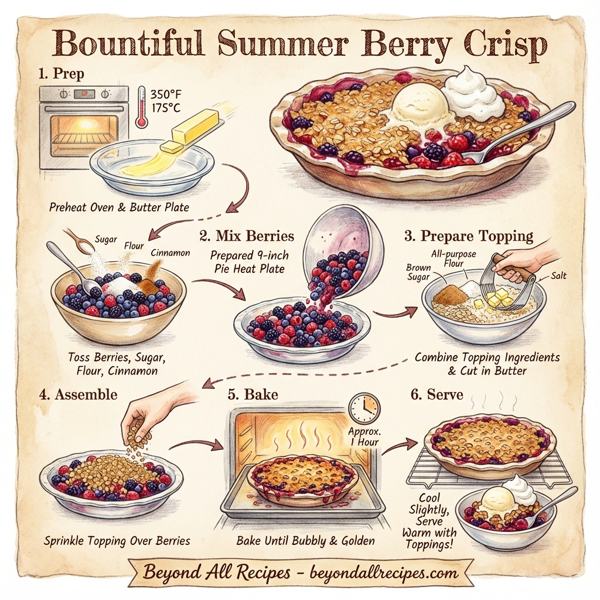 Bountiful Summer Berry Crisp instructions