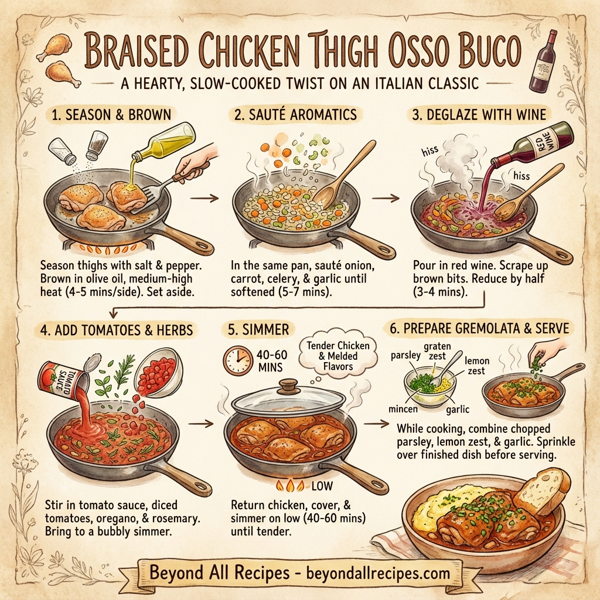 Braised Chicken Thigh Osso Buco instructions