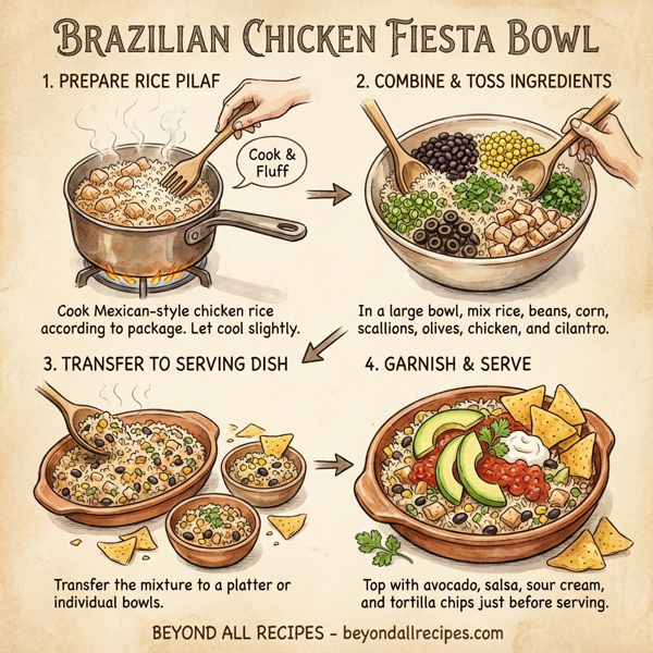 Brazilian Chicken Fiesta Bowl instructions