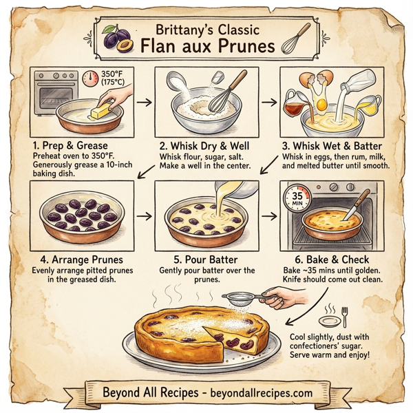 Brittany's Classic Flan aux Prunes instructions
