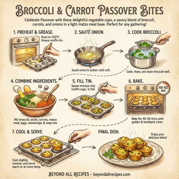 Broccoli & Carrot Passover Bites instructions