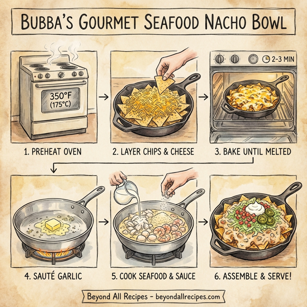 Bubba's Gourmet Seafood Nacho Bowl instructions