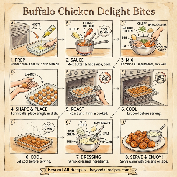 Buffalo Chicken Delight Bites instructions
