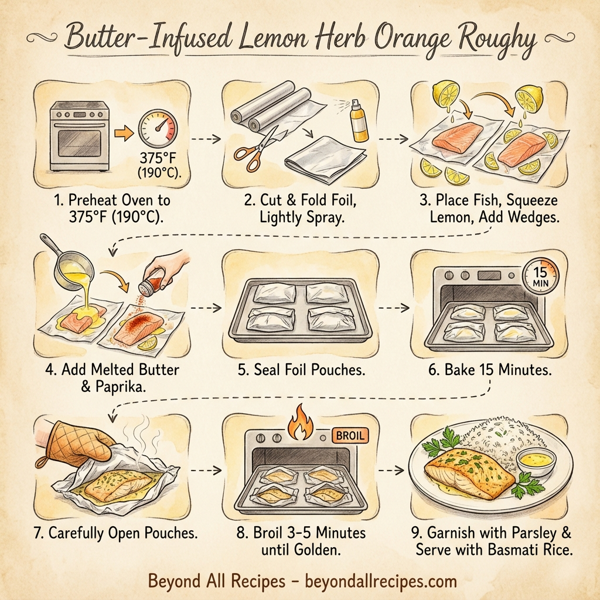 Butter-Infused Lemon Herb Orange Roughy instructions