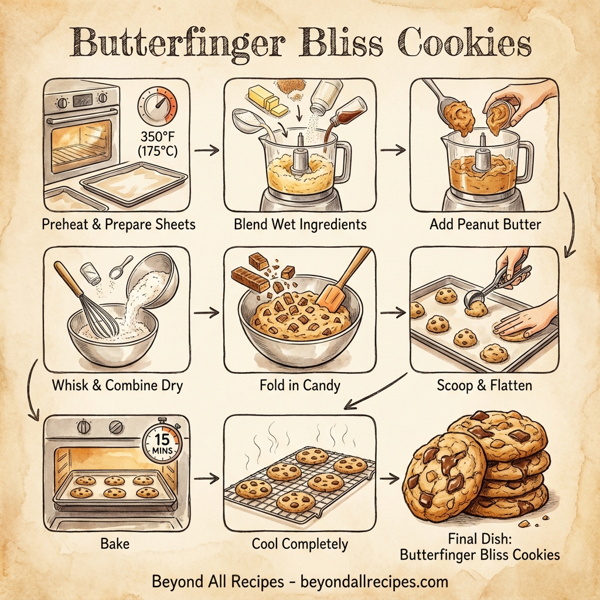 Butterfinger Bliss Cookies instructions