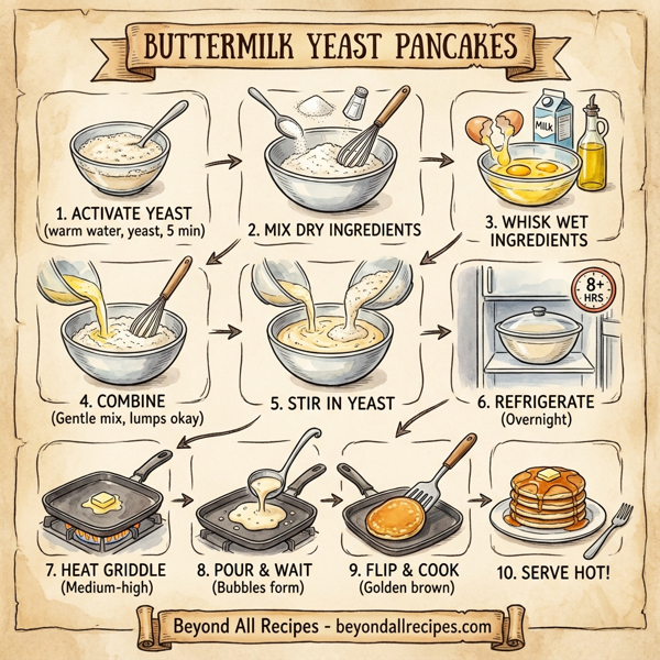 Buttermilk Yeast Pancakes instructions