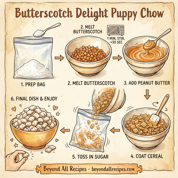 Butterscotch Delight Puppy Chow instructions