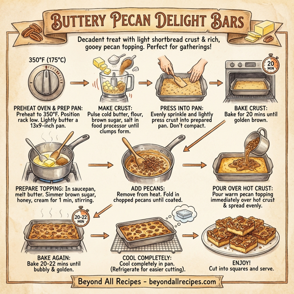 Buttery Pecan Delight Bars instructions