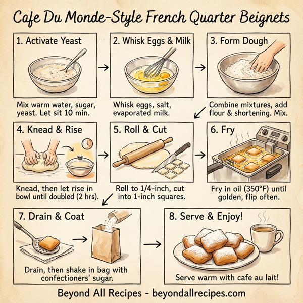 Cafe Du Monde-Style French Quarter Beignets instructions