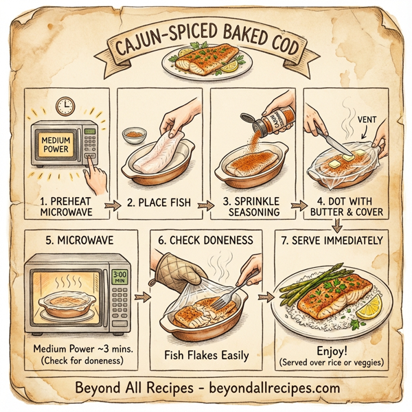 Cajun-Spiced Baked Cod instructions