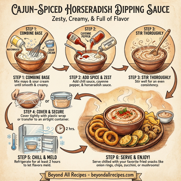 Cajun-Spiced Horseradish Dipping Sauce instructions