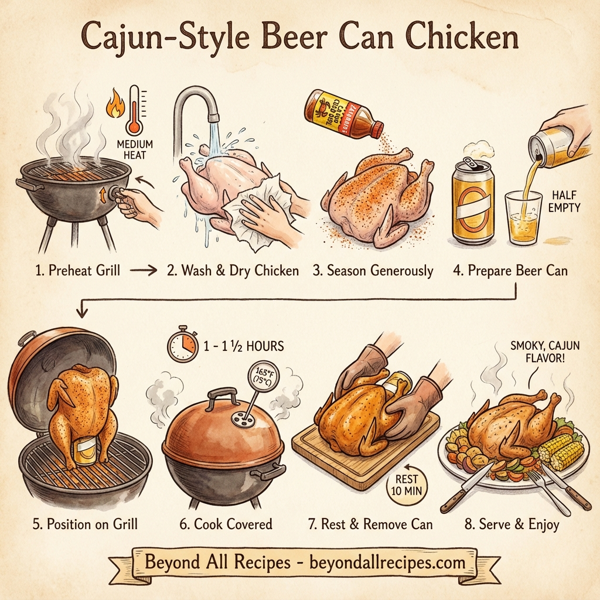 Cajun-Style Beer Can Chicken instructions
