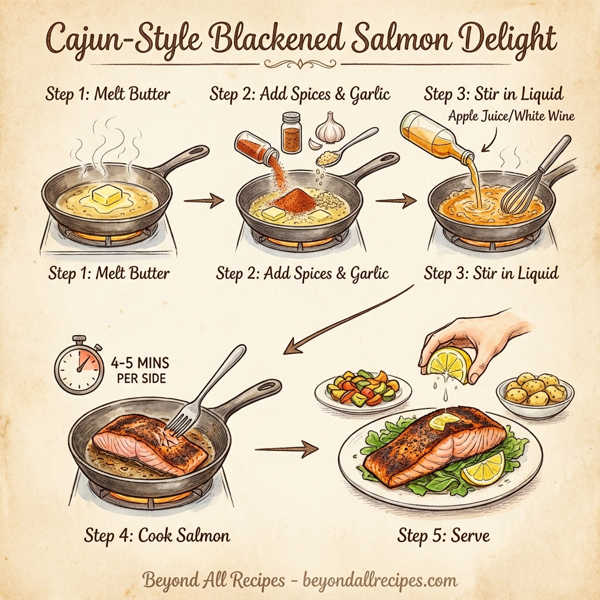 Cajun-Style Blackened Salmon Delight instructions