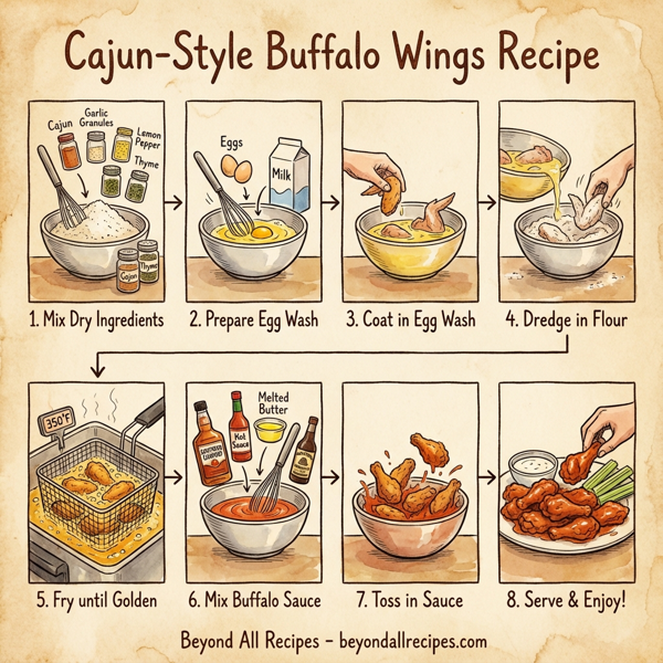 Cajun-Style Buffalo Wings instructions