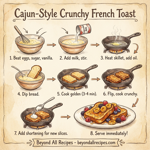 Cajun-Style Crunchy French Toast instructions