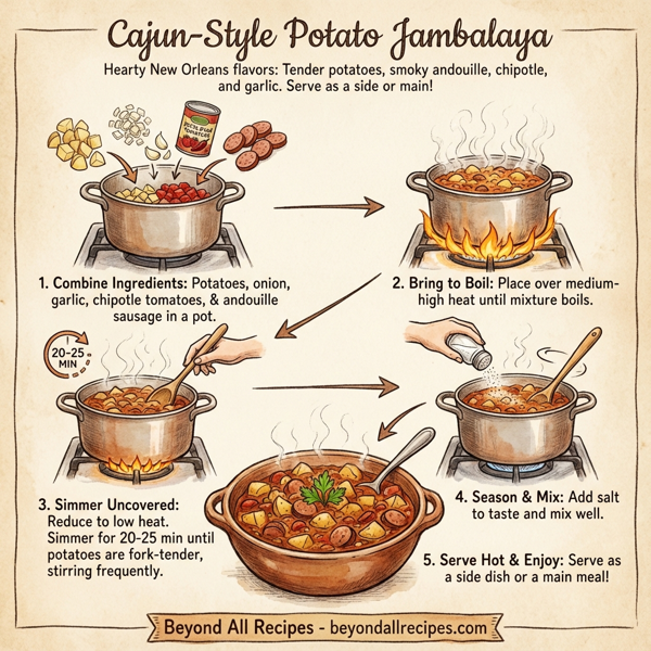 Cajun-Style Potato Jambalaya instructions