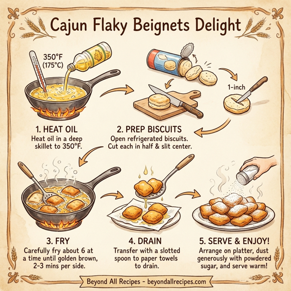 Cajun Flaky Beignets Delight instructions