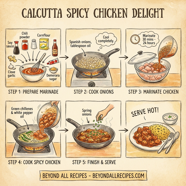 Calcutta Spicy Chicken Delight instructions