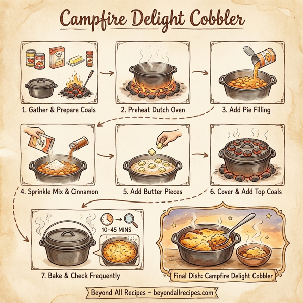 Campfire Delight Cobbler instructions