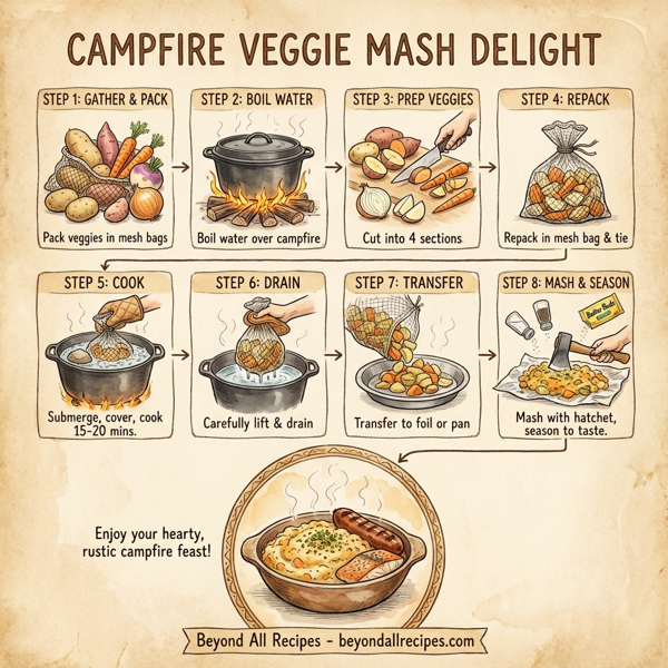 Campfire Veggie Mash Delight instructions