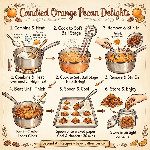Candied Orange Pecan Delights instructions