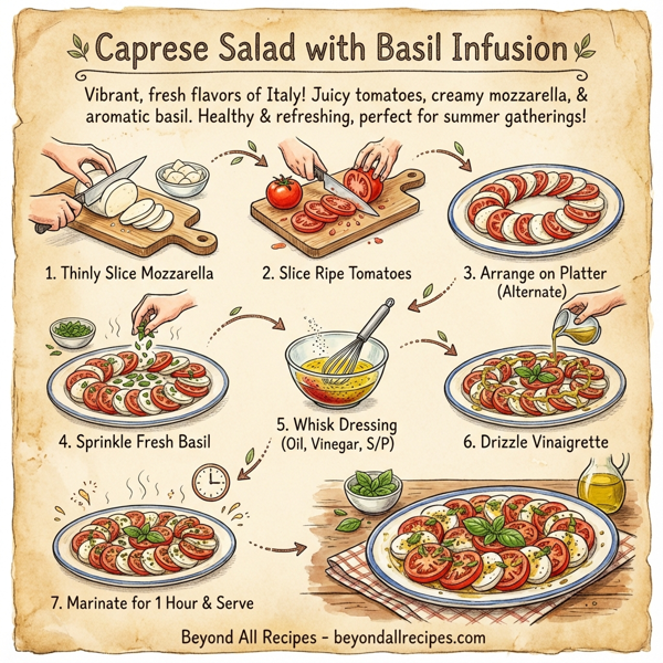Caprese Salad with Basil Infusion instructions