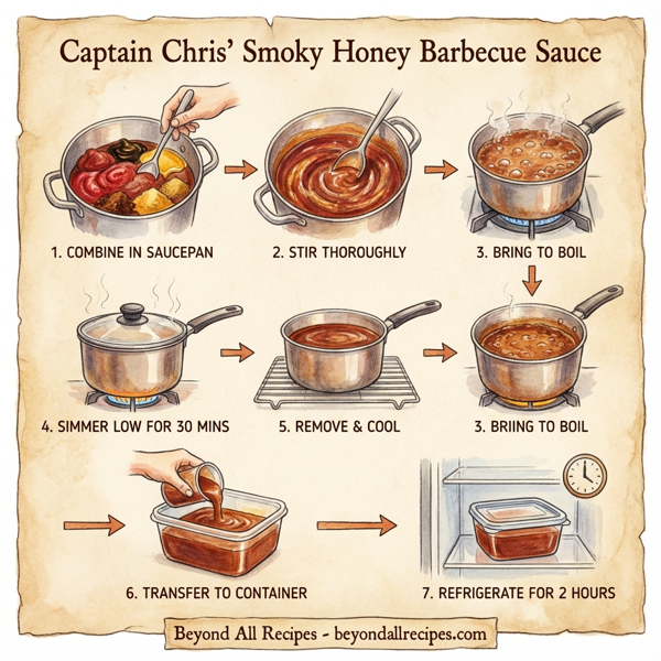 Captain Chris' Smoky Honey Barbecue Sauce instructions