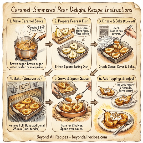 Caramel-Simmered Pear Delight instructions