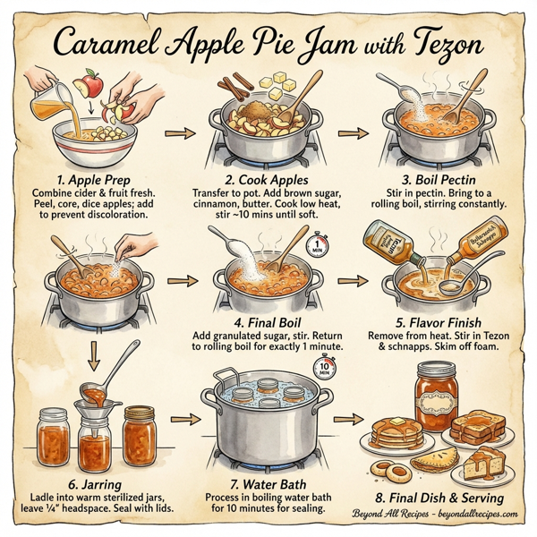 Caramel Apple Pie Jam with Tezon instructions