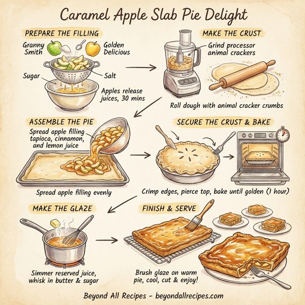 Caramel Apple Slab Pie Delight instructions