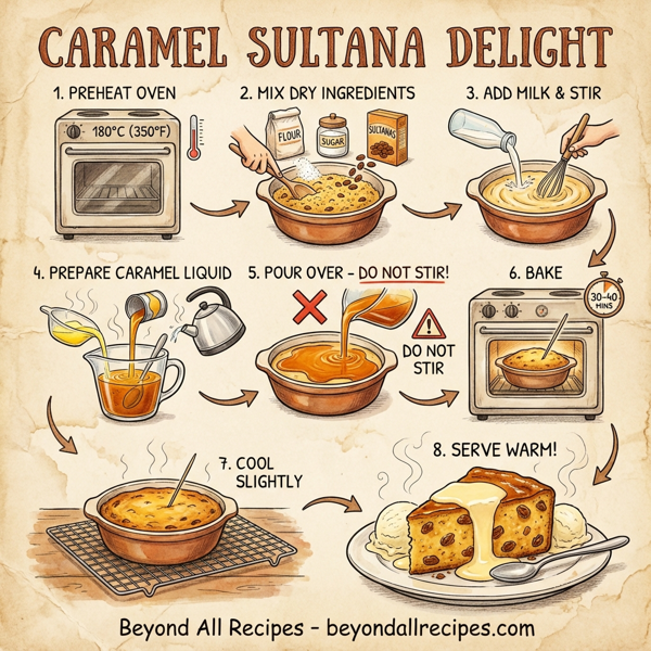 Caramel Sultana Delight instructions