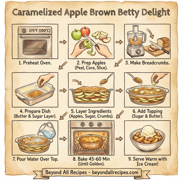 Caramelized Apple Brown Betty Delight instructions