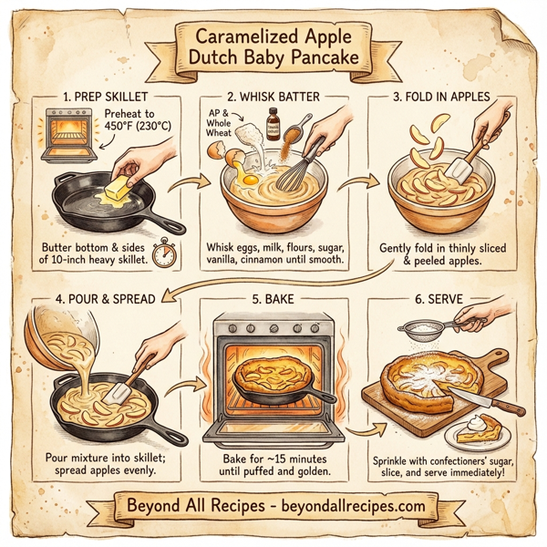 Caramelized Apple Dutch Baby Pancake instructions