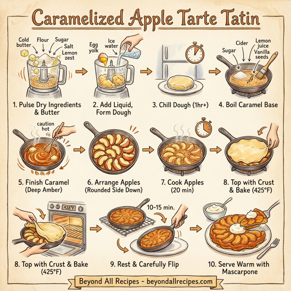 Caramelized Apple Tarte Tatin instructions