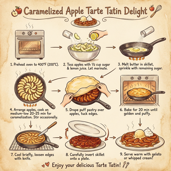 Caramelized Apple Tarte Tatin Delight instructions