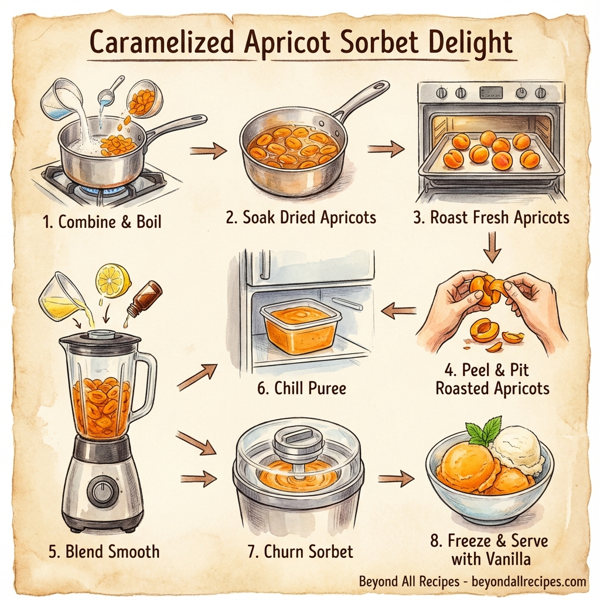 Caramelized Apricot Sorbet Delight instructions