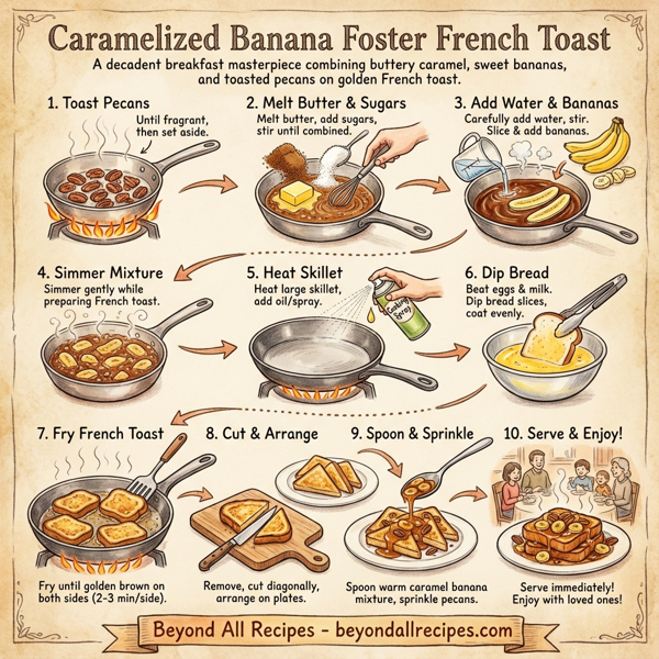 Caramelized Banana Foster French Toast instructions